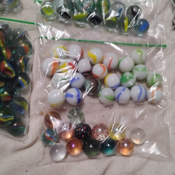 Assorted Glass Marbles Collection - Picture 6 of 11